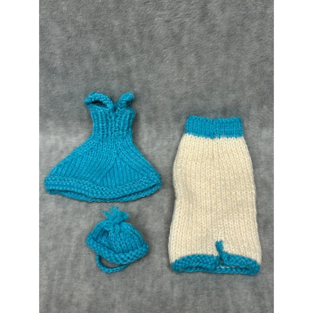 Handmade knit barbie